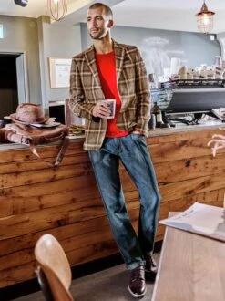 Rooftop-Leinenjeans -Men's Clothing Verkäufe EC24 6141 DE