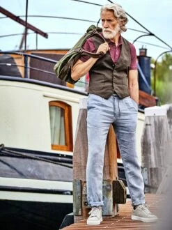 Hitzesieger-Leinenhose -Men's Clothing Verkäufe EC24 6281 DF