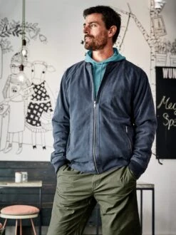 Perforierter Lederblouson -Men's Clothing Verkäufe EC24 6517 DF 1