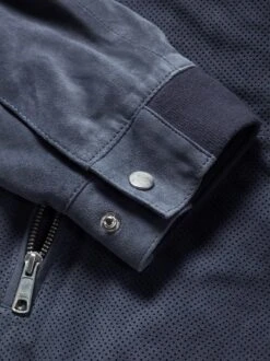 Perforierter Lederblouson -Men's Clothing Verkäufe EC24 6517 DH