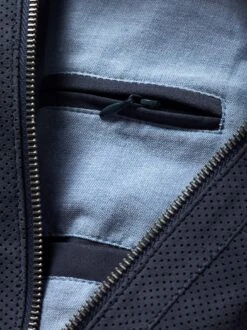 Perforierter Lederblouson -Men's Clothing Verkäufe EC24 6517 DI