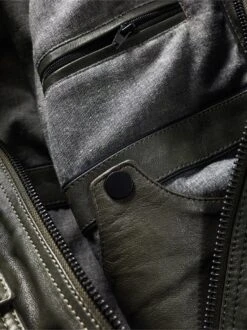 Vollkommene Lederjacke -Men's Clothing Verkäufe EC24 6530 DJ