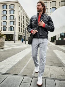 Vollkommene Lederjacke -Men's Clothing Verkäufe EC24 6532 DF