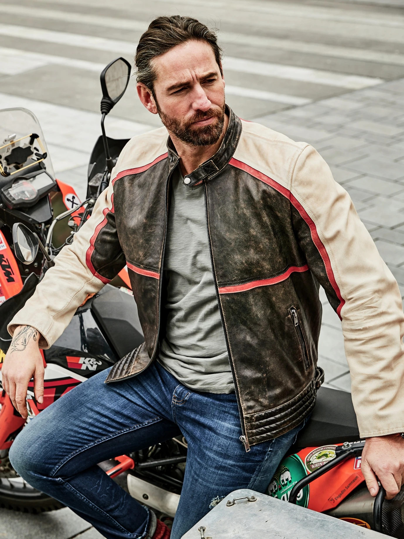 Tourenwagen-Lederjacke 2 Tourenwagen-Lederjacke – Bild 2