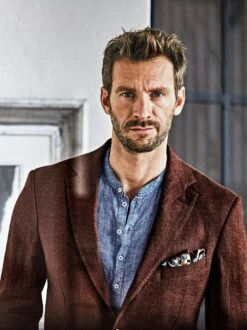 Luftstrom-Leinenanzugsakko 30 Luftstrom-Leinenanzugsakko -Men's Clothing Verkäufe EC24 6546 DE 1