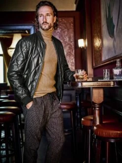 Understatement-Lederjacke -Men's Clothing Verkäufe EC24 6606 DE 1