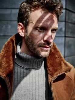 Lammfell-Blouson -Men's Clothing Verkäufe EC24 6609 DE