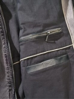 Lichteffekt-Lederjacke -Men's Clothing Verkäufe EC24 6612 DI