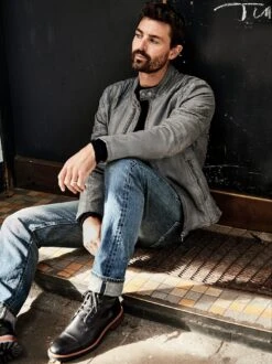 Regelbruch-Lederjacke -Men's Clothing Verkäufe EC24 6614 DF