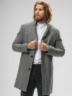 Houndstooth-Mantel 22 Houndstooth-Mantel -Men's Clothing Verkäufe EC24 6647 DE 1