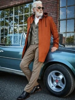 Schulterblick-Mantel -Men's Clothing Verkäufe EC24 6657 DD 1