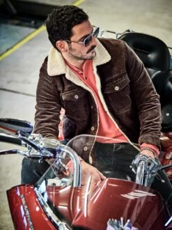 Souveräne Cordjacke -Men's Clothing Verkäufe EC24 6675 DF