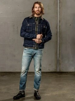 Tiefgründige Jeansjacke -Men's Clothing Verkäufe EC24 6684 DD 1