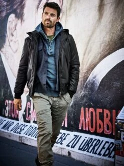 Zwei-Seiten-Lederjacke -Men's Clothing Verkäufe EC24 6690 DF 1