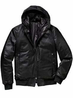 Zwei-Seiten-Lederjacke -Men's Clothing Verkäufe EC24 6690 FA 1