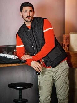 Unwägbarkeiten-Weste -Men's Clothing Verkäufe EC24 6728 DF