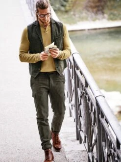 Saloontür-Weste -Men's Clothing Verkäufe EC24 6765 DF