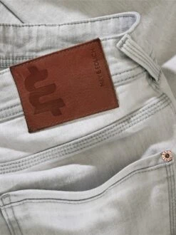 Schwarzweiß-Jeans -Men's Clothing Verkäufe EC24 6841 DI