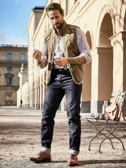 Zwiebelstepp-Cordweste -Men's Clothing Verkäufe EC24 6842 DF 1