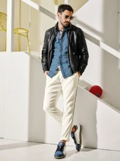 Navigator-Leinenchino -Men's Clothing Verkäufe EC24 6844 DF 1