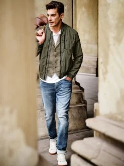 Denim-Joggjeans -Men's Clothing Verkäufe EC24 6847 DC