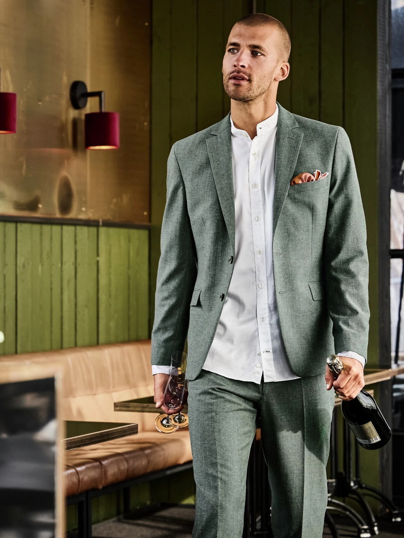 Rauchsalbei-Anzugsakko 9 Rauchsalbei-Anzugsakko – Bild 9