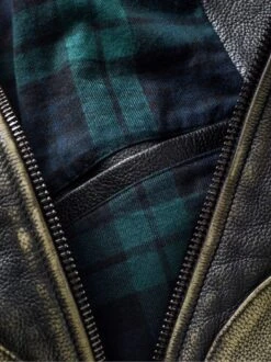 Ehrliche-Haut-Lederjacke -Men's Clothing Verkäufe EC24 6959 DJ 1