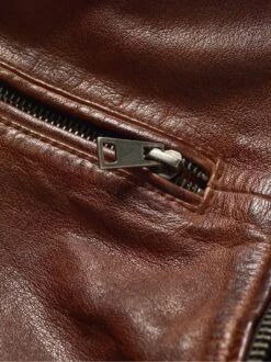 Gebrannte Bikerjacke -Men's Clothing Verkäufe EC24 6990 DJ