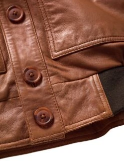 Savoir-vivre-Lederblouson -Men's Clothing Verkäufe EC24 6993 DI