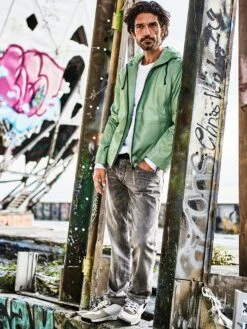 Statement-Lederjacke -Men's Clothing Verkäufe EC24 7099 DF