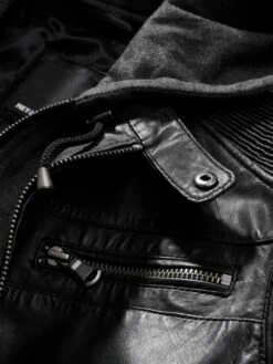 Momentum-Lederjacke -Men's Clothing Verkäufe EC24 7140 DG 1