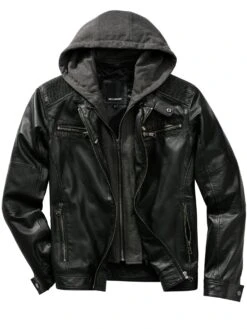 Momentum-Lederjacke -Men's Clothing Verkäufe EC24 7140 FA 1