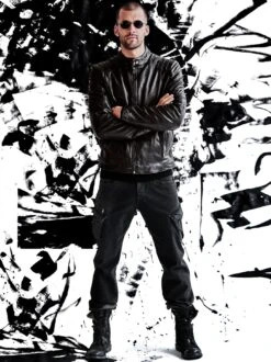 Regelbruch-Lederjacke -Men's Clothing Verkäufe EC24 7252 DE