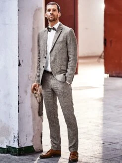 Ibiza-Anzugsakko Nuss -Men's Clothing Verkäufe EC24 7346 DE