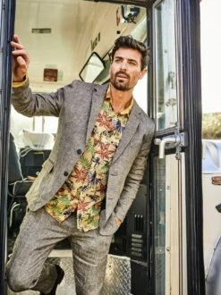 Ibiza-Anzughose Nuss -Men's Clothing Verkäufe EC24 7347 DD 1