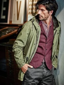 Urbaner Sommerparka -Men's Clothing Verkäufe EC24 7649 DF