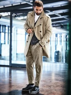 Inspector's Trench -Men's Clothing Verkäufe EC24 7658 DF