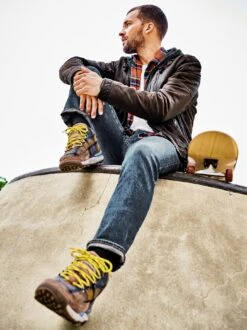 Hausboot-Lederjacke -Men's Clothing Verkäufe EC24 7667 DC