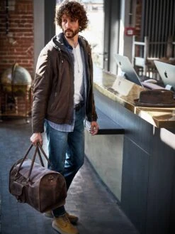 Hausboot-Lederjacke -Men's Clothing Verkäufe EC24 7667 DE