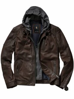 Hausboot-Lederjacke -Men's Clothing Verkäufe EC24 7667 FA