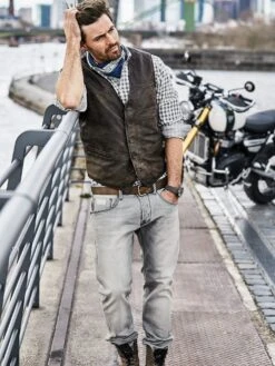 Keine-Klischees-Weste -Men's Clothing Verkäufe EC24 7833 DF 1