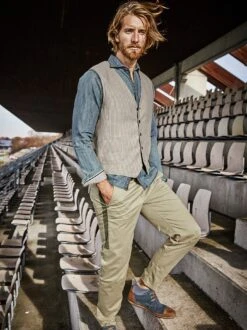 Bauern-Weste -Men's Clothing Verkäufe EC24 7914 DB