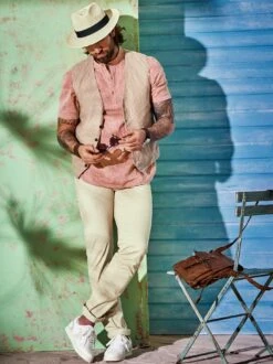 Bauern-Weste -Men's Clothing Verkäufe EC24 7914 DC 1