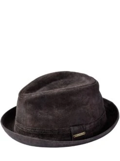 Leder-Trilby -Men's Clothing Verkäufe EC29 7134 FA 1