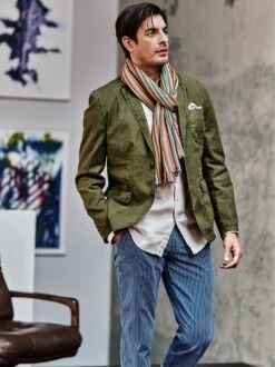 Farbrinnen-Sommerschal -Men's Clothing Verkäufe EC29 7522 DF 1